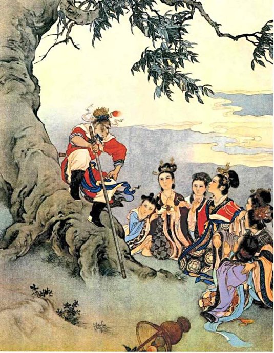 蟠桃园内问真情 蟠桃园内问真情