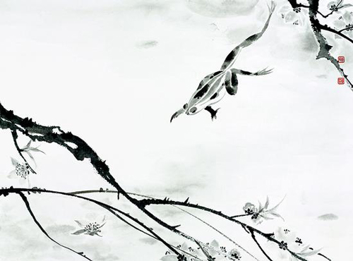 周午生 春江水暖 纸本水墨 44cmx55cm 2014