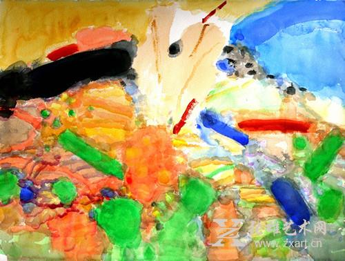 黄永生《蓓蕾》水彩 56x76cm 黄永生《蓓蕾》水彩 56x76cm