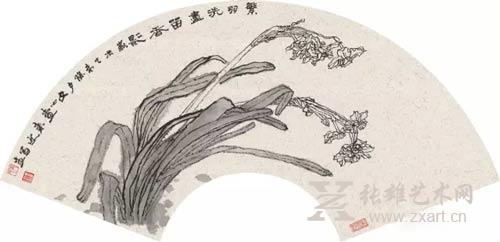 王来文 繁羽洗尽留香影 60.2x29cm 2015年