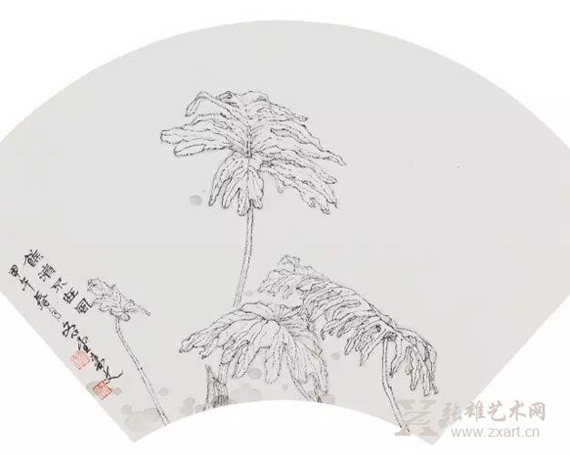 王来文 馀清不在风 38.9x38.9cm 2014年